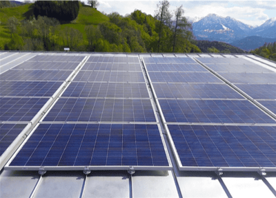 S-5!® - Solar PV array penetration-free attachment on a metal roof-min