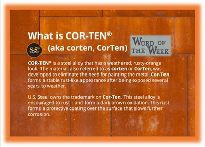 S-5!® - Word of the Week - COR-TEN® corten-min