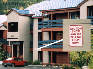 S-5!® Caution Snow and Ice Falling Sign