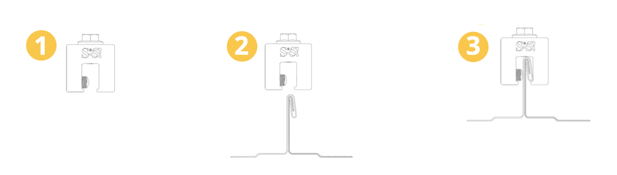 S-5!® Clamp Installation in 1-2-3