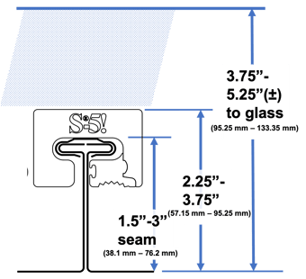 S-5!® Mounting Hardware Solar Module Height Standing Seam Metal Roof - S-5! mounting hardware heights ensure adequate air flow