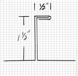 metalroofseamprofile drawing