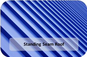 image of a standing seam metal roof