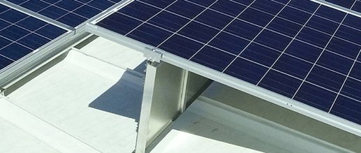 photo example of a tilted PV solar modules source