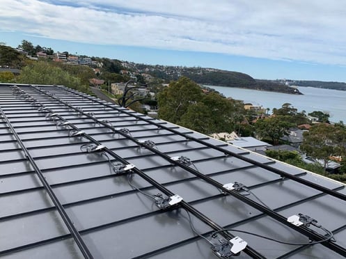 photo of Australian railed solar PV